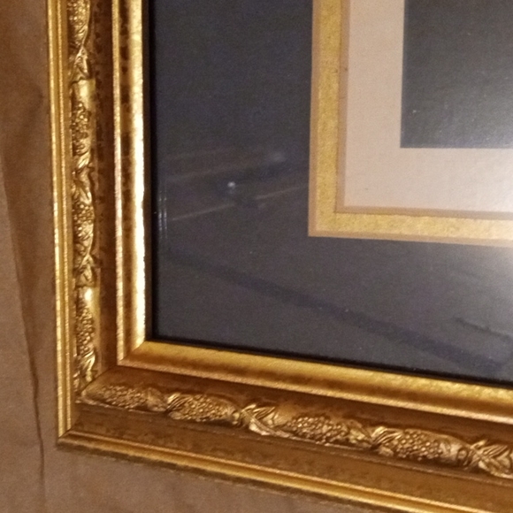 Angels Picture In Gold Color Frame - Picture 4 of 5